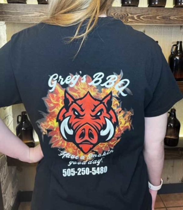 Greg's North Carolina BBQ T-shirt back side